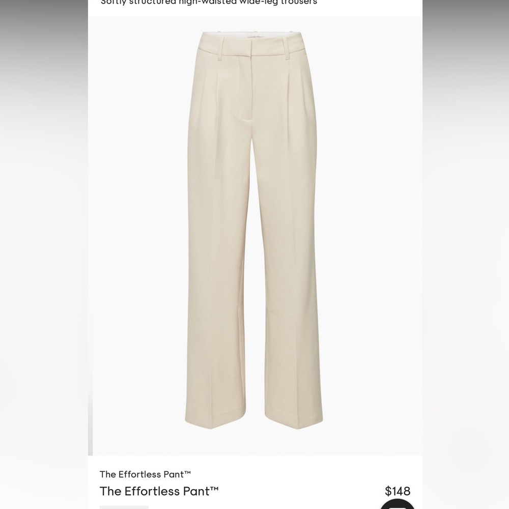 ARITZIA EFFORTLESS PANTS PERFECT CONDITION